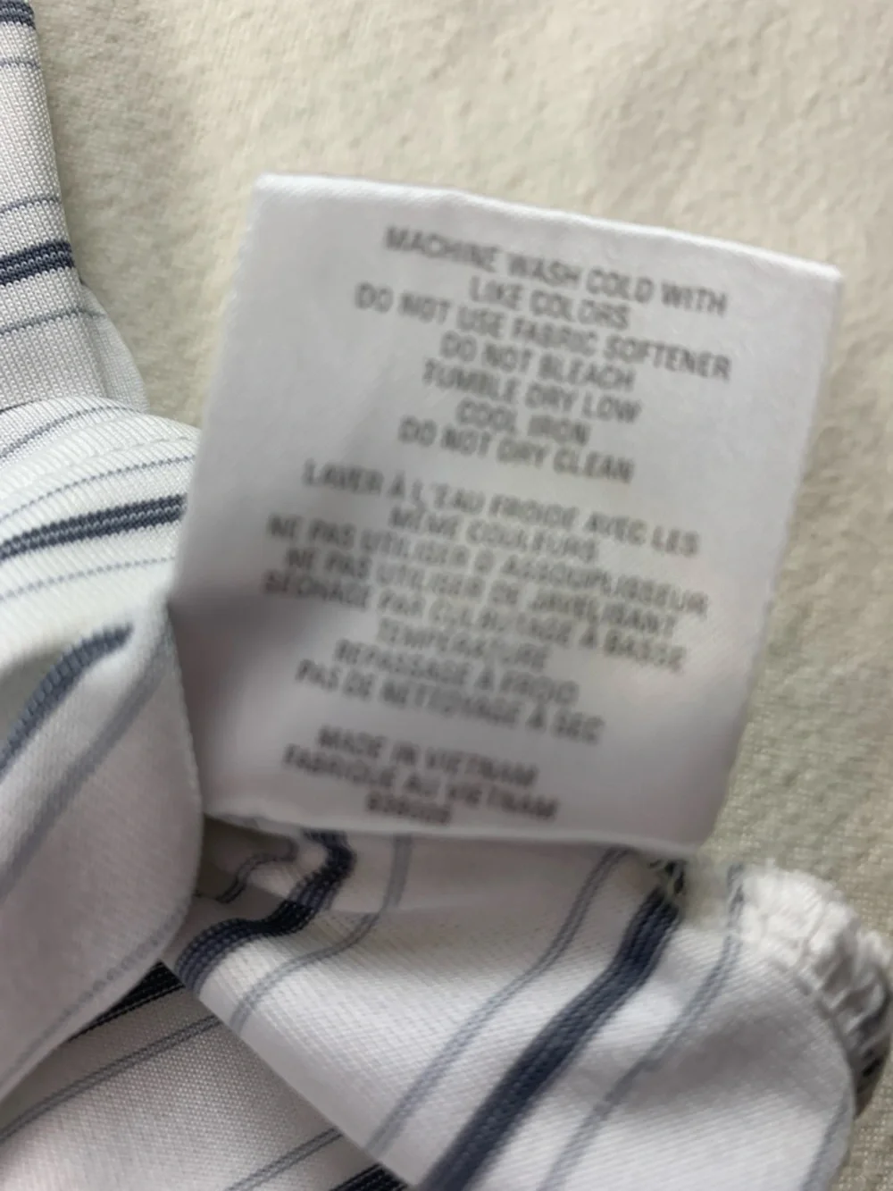 Adidas Windance Stripe White Gray Navy Golf Polo GUC XXL Climate Short‎ Sleeve
